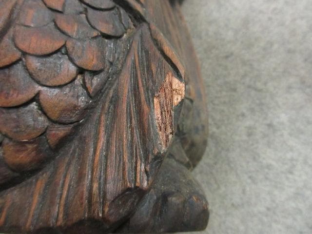 木彫り 恵比寿尊 置物 [B31526]