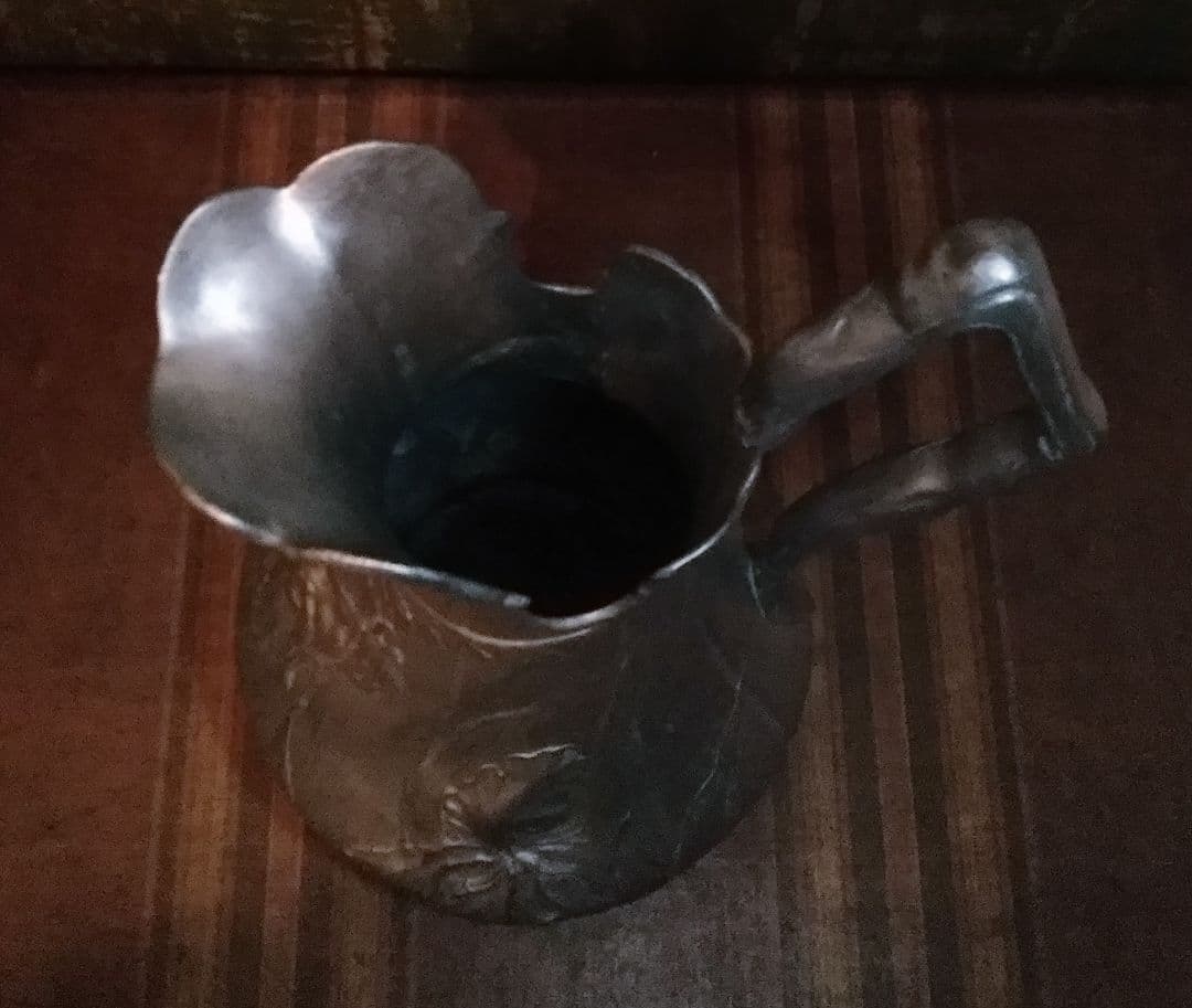 特大アンティーク 悪魔の水差し 花瓶 壺 カラフェアール・ヌーヴォー ロココ