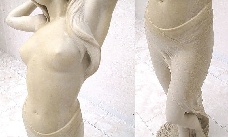 西洋彫刻 アラバスター ヴィーナス像　　大理石 美術品 女神像 裸婦像