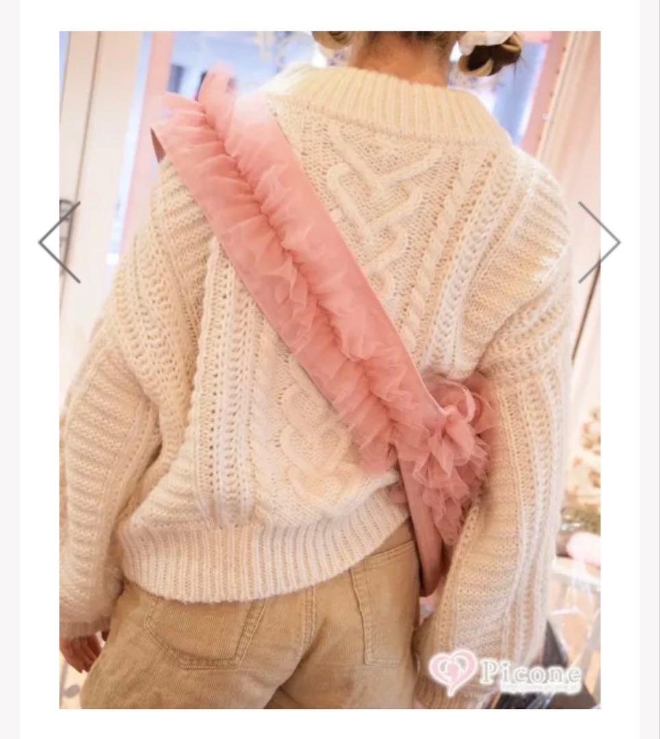 Picone × THEfancysポップアップ限定 フリルドットキャリーバッグ