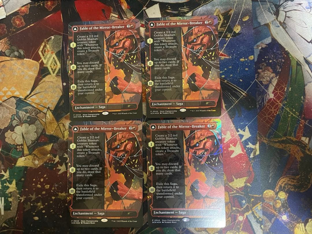 鏡割りの寓話 ストアチャンピオンシッププロモ Foil 4枚セット