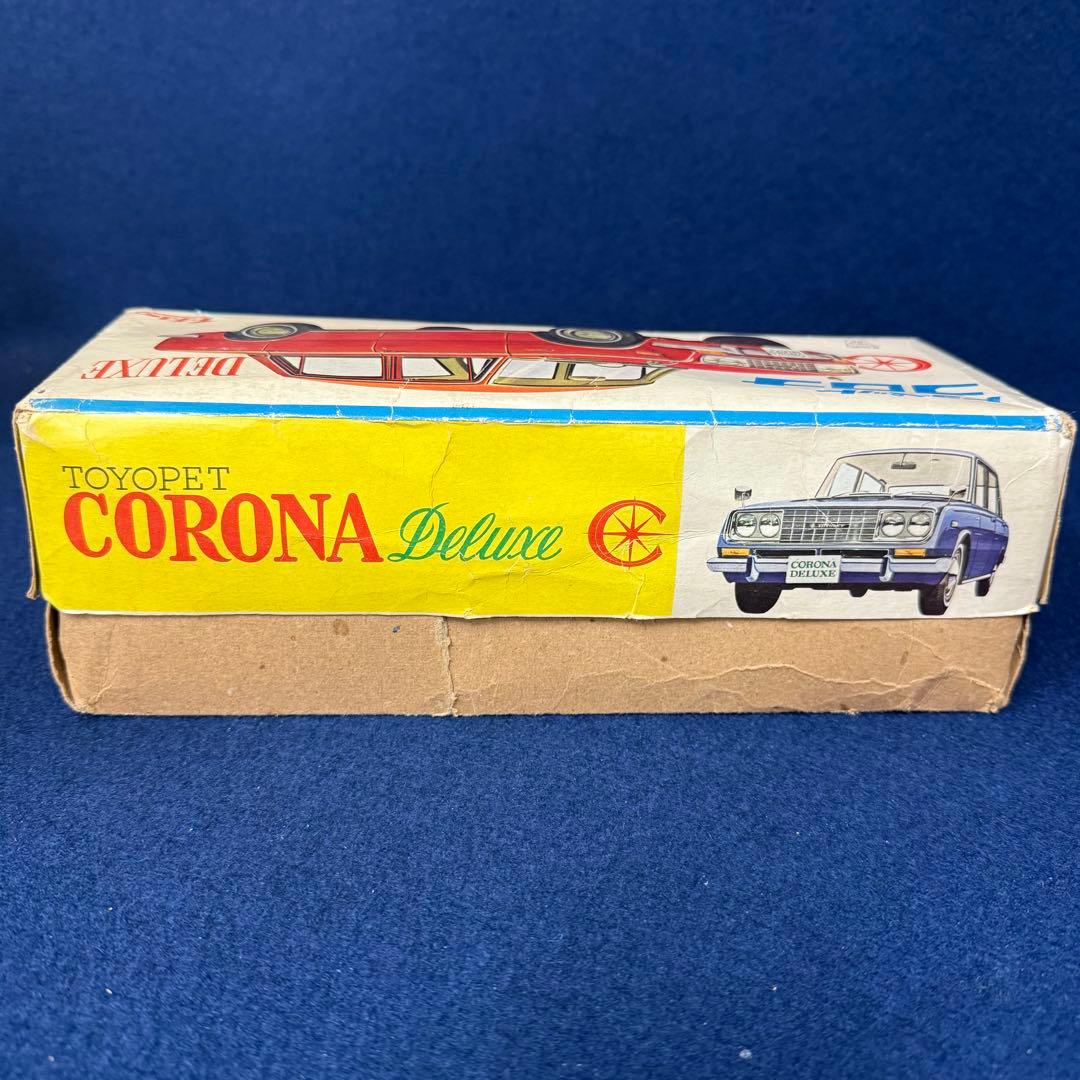イチコー トヨペット コロナ デラックス ブリキ ミニカー フリクション 箱付き