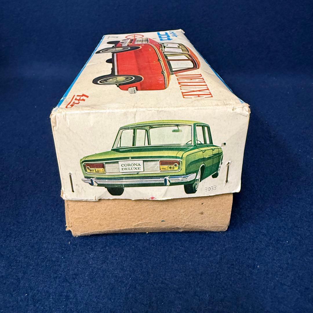 イチコー トヨペット コロナ デラックス ブリキ ミニカー フリクション 箱付き