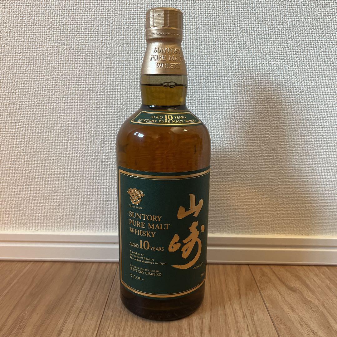 サントリー　山崎　10年 ピュアモルトウィスキー Yamazaki whisky