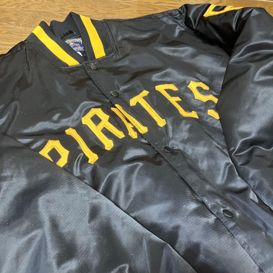 H*e様 90年代　MLBピッツバーグパイレーツのサテンジャケット　クーパースタ