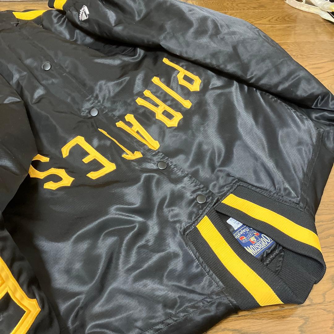H*e様 90年代　MLBピッツバーグパイレーツのサテンジャケット　クーパースタ