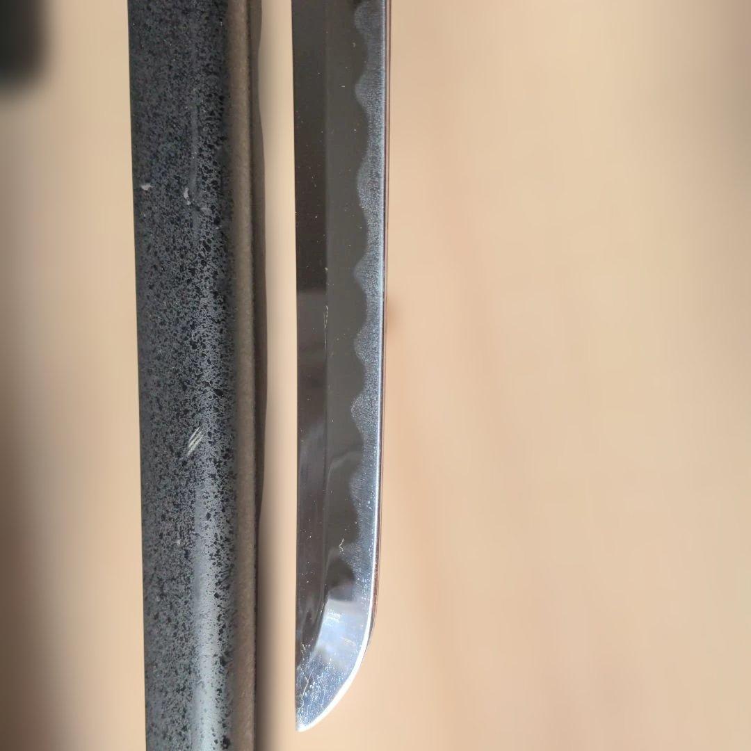 模造刀2本セット　黒　布製ケース付き