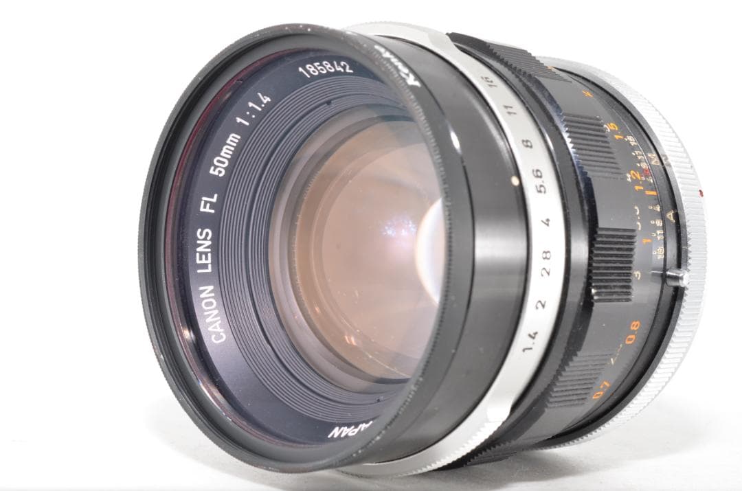 キャノン CANON LENS FL 50mm f1.4 #2060【付属品多数
