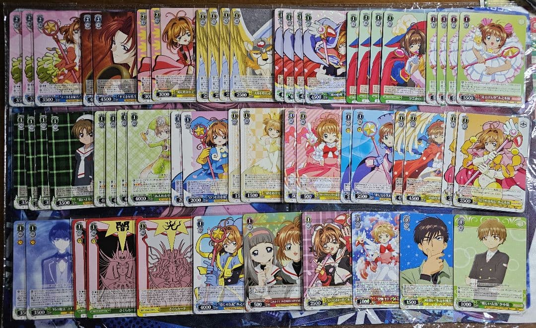 ヴァイスシュヴァルツ　CCさくら　8枝デッキ　大量パーツ付き