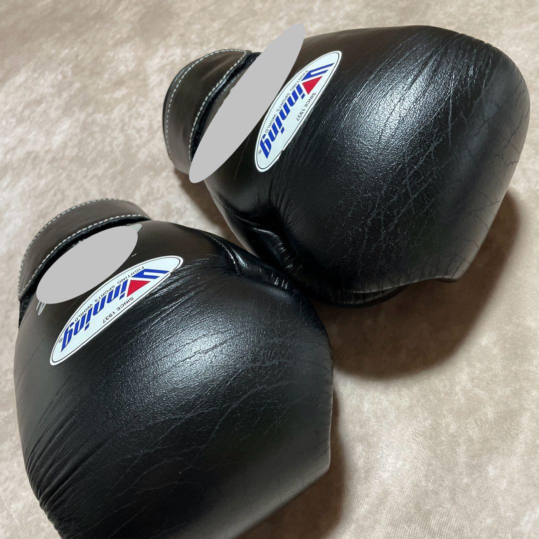 Winning ボクシンググローブ 12 oz 黒 ブラック ウイニング