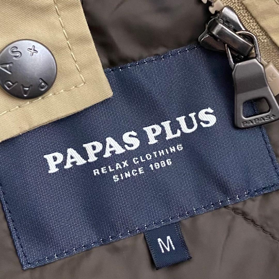 PAPAS PLUS 現行 ドライタッチ 3WAYアノラックフーデッドジャケット