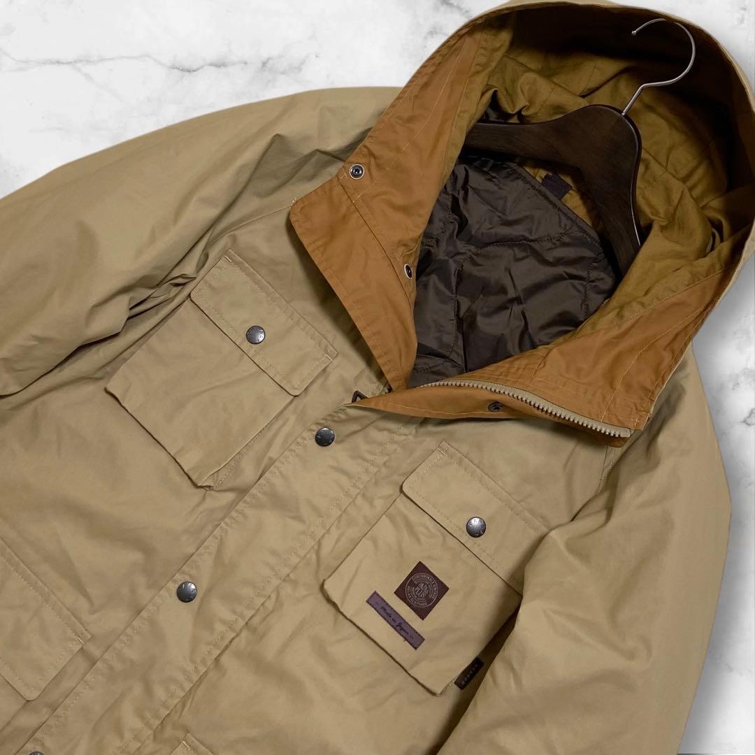 PAPAS PLUS 現行 ドライタッチ 3WAYアノラックフーデッドジャケット