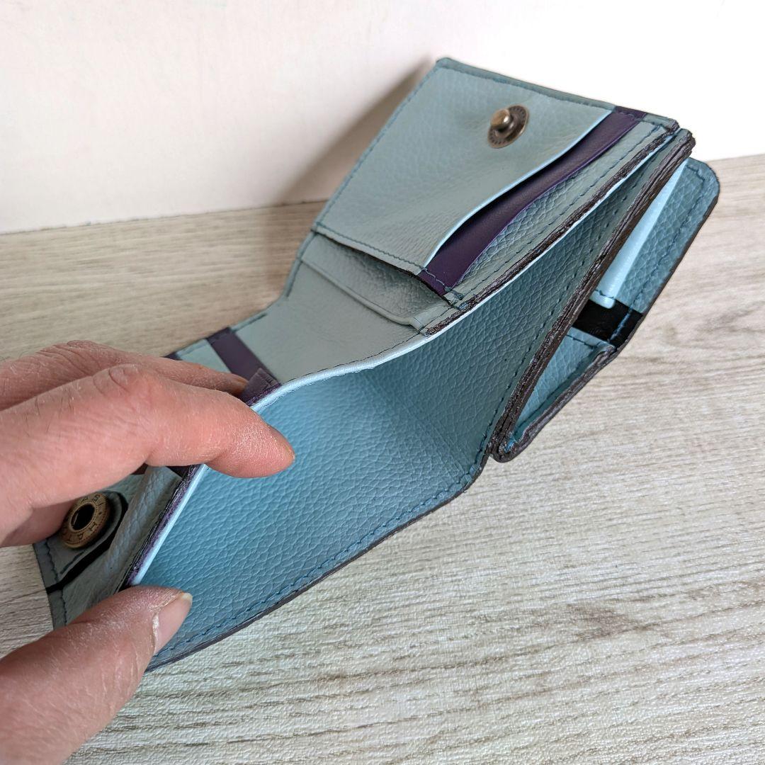 kana ボックス型小銭入れ折り財布