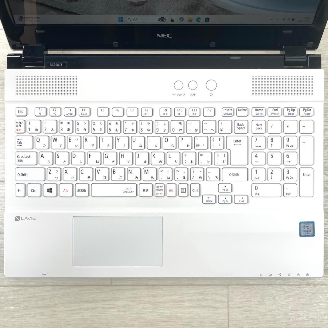 NEC LAVIE i7 新品SSD メモリ16G オフィス付 ノートパソコン
