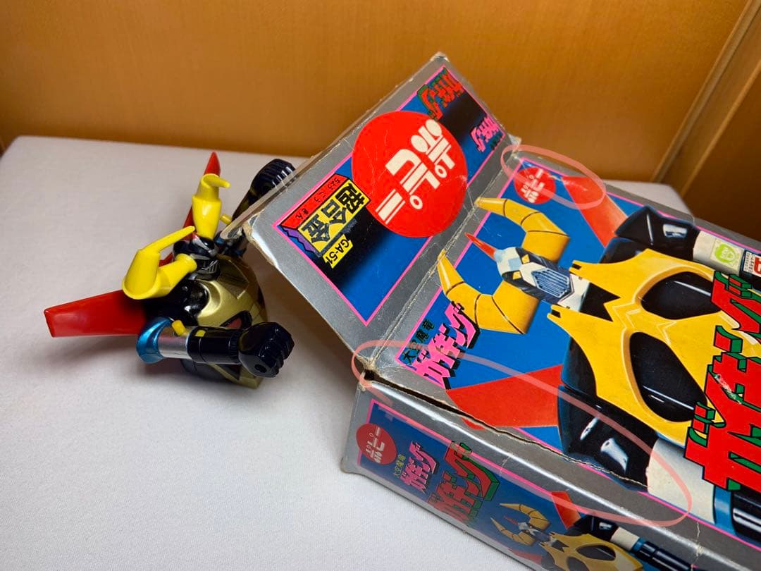 当時物  ポピー  大空魔竜 ガイキング  1期 　超合金 + 箱