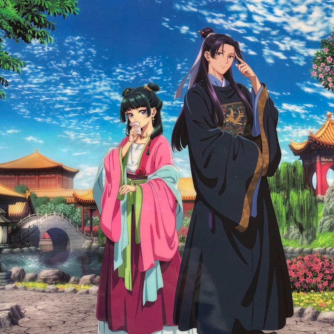 薬屋のひとりごと　ロフト　クリアファイル，アクリルスタンド　猫猫　壬氏　計4点