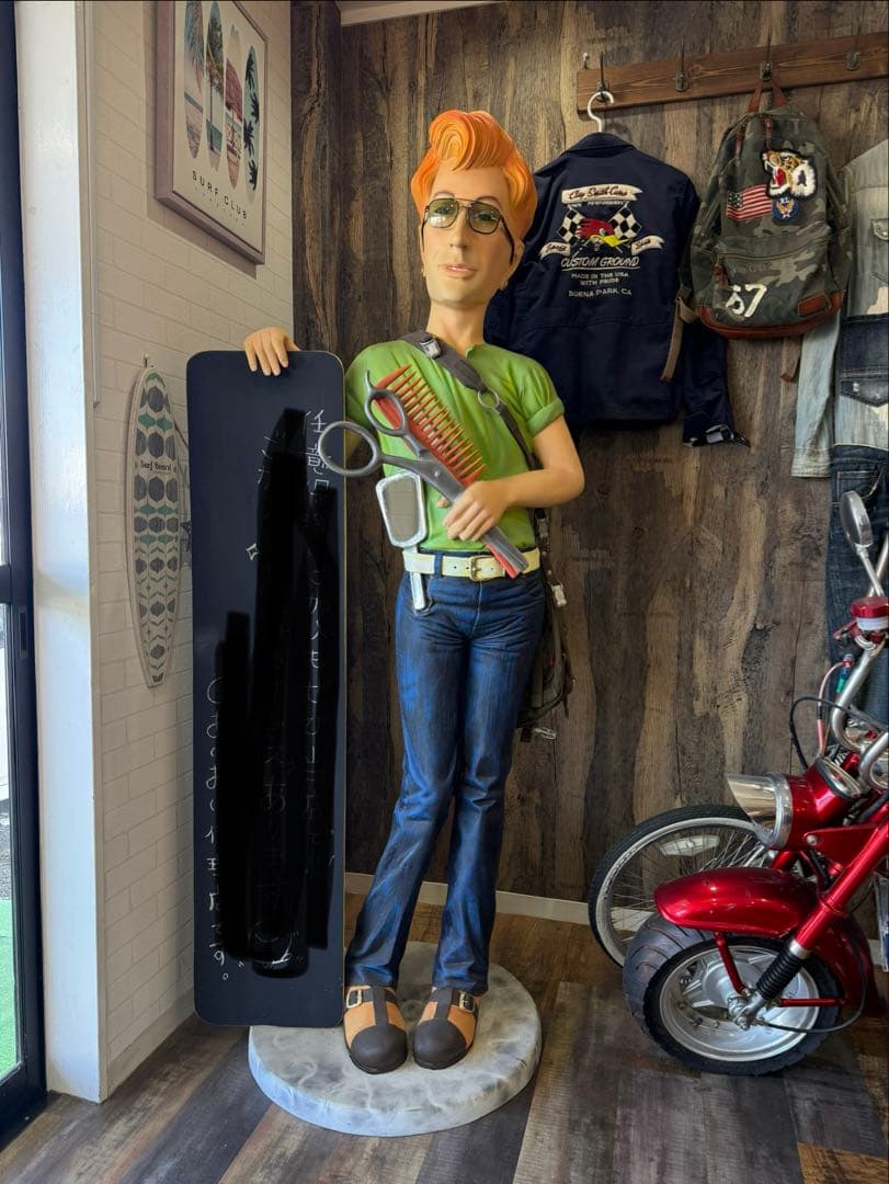 【定価192,500円】美容室に！店舗ディスプレイ、メニュー黒板 185cm福岡