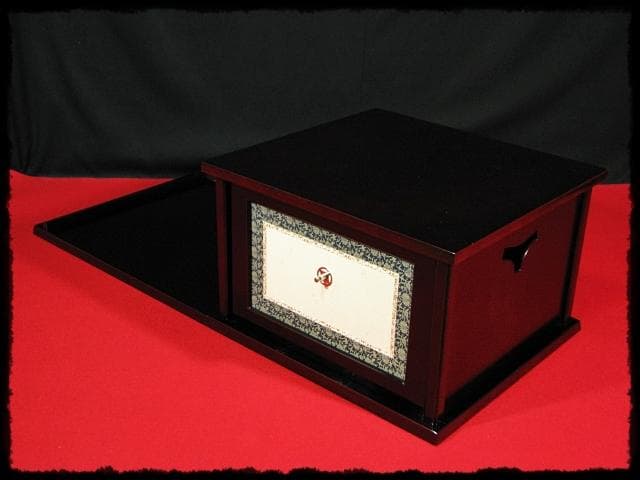 即中斎好 小袋棚 表千家 棚物 十三代 無盡宗左 分割式 茶道具 f261