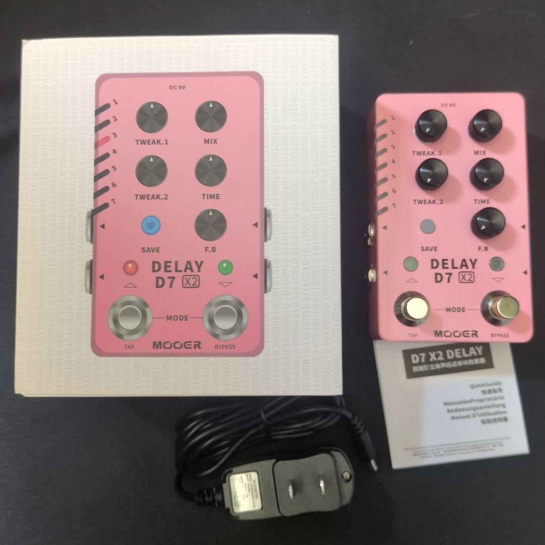 ギター MOOER DELAY D7 X2