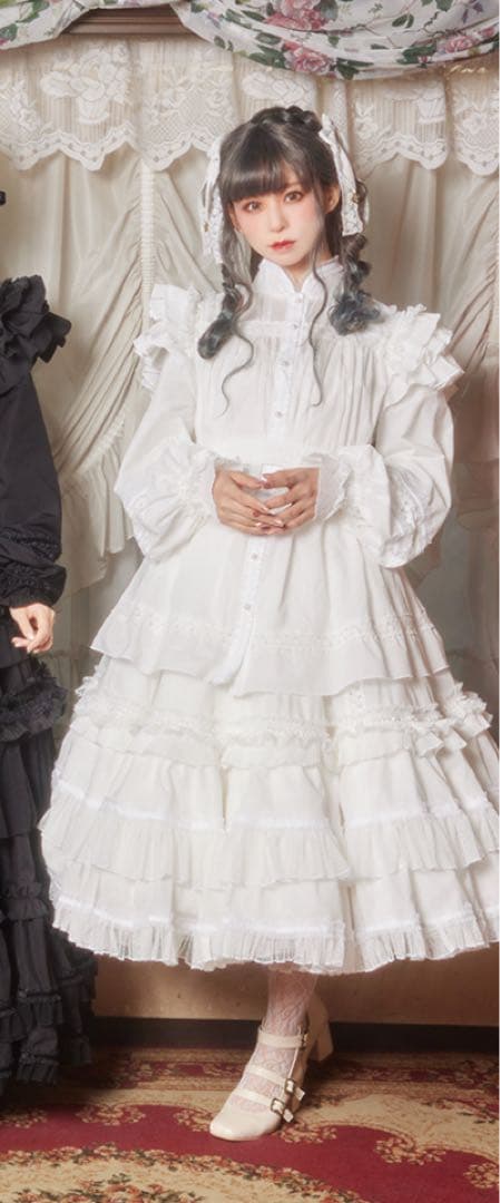 星箱works 七色ワルツ チュールフリルアンダースカート ショート ベージュ