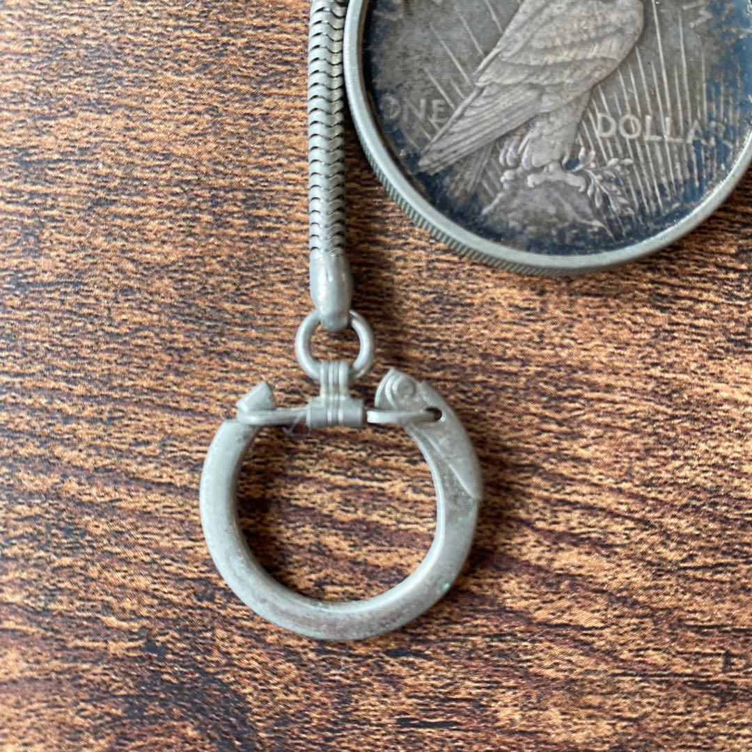 1922年 ピースダラー　1ドル銀貨 キーホルダー　ヴィンテージ