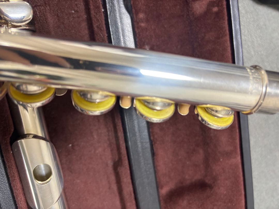 YAMAHA フルート本体 銀メッキ クリーニングペーパー付き