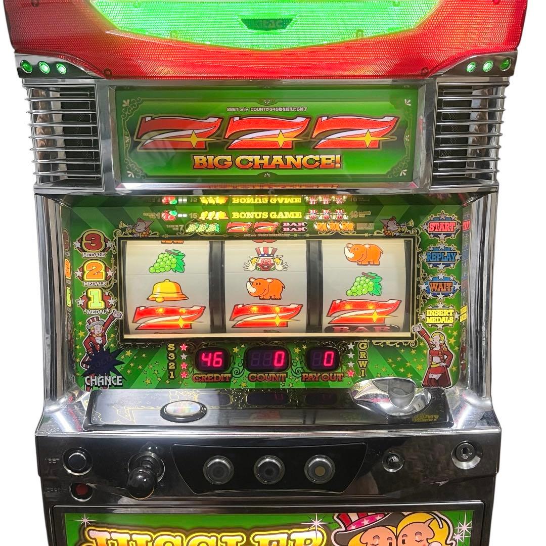 【名機】パチスロ実機 ジャグラーガールズK 不要機付き