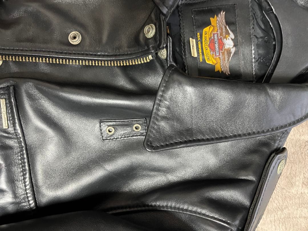 ハーレーダビッドソン ライダースジャケット レザージャケット サイズM