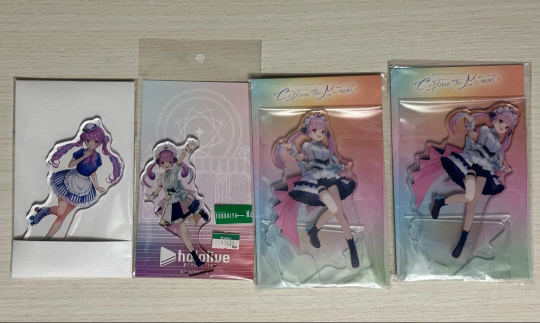 写真5枚目まであり　ホロライブ　湊あくあ　まとめ売り　アクリルスタンド