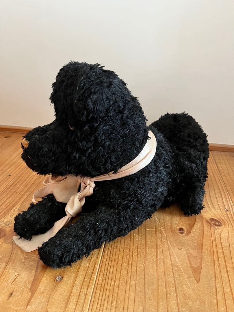 アンティーク　犬　ぬいぐるみ　フランス　蚤の市