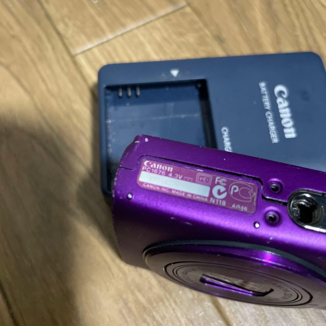 ジャンクCanon IXY600F コンパクトデジタルカメラ パープル