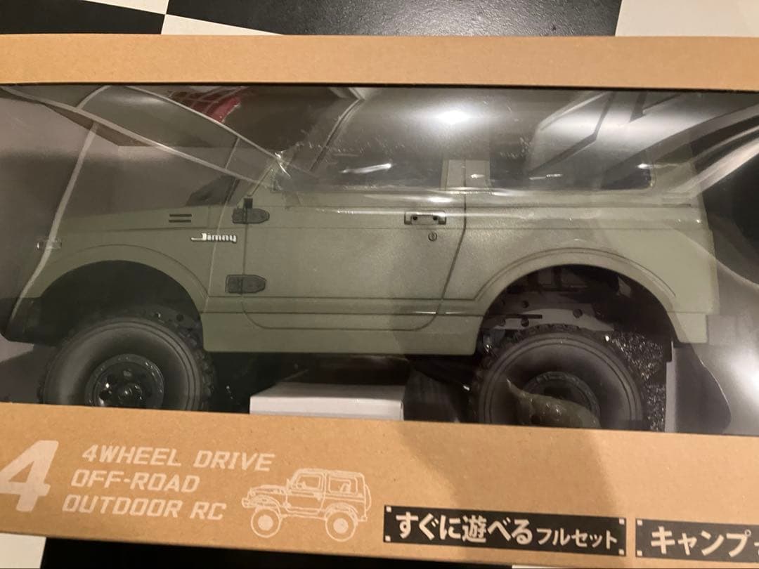 スズキ ジムニー〔JA11〕 1/10アウトドアラジコン C74 OLIVE