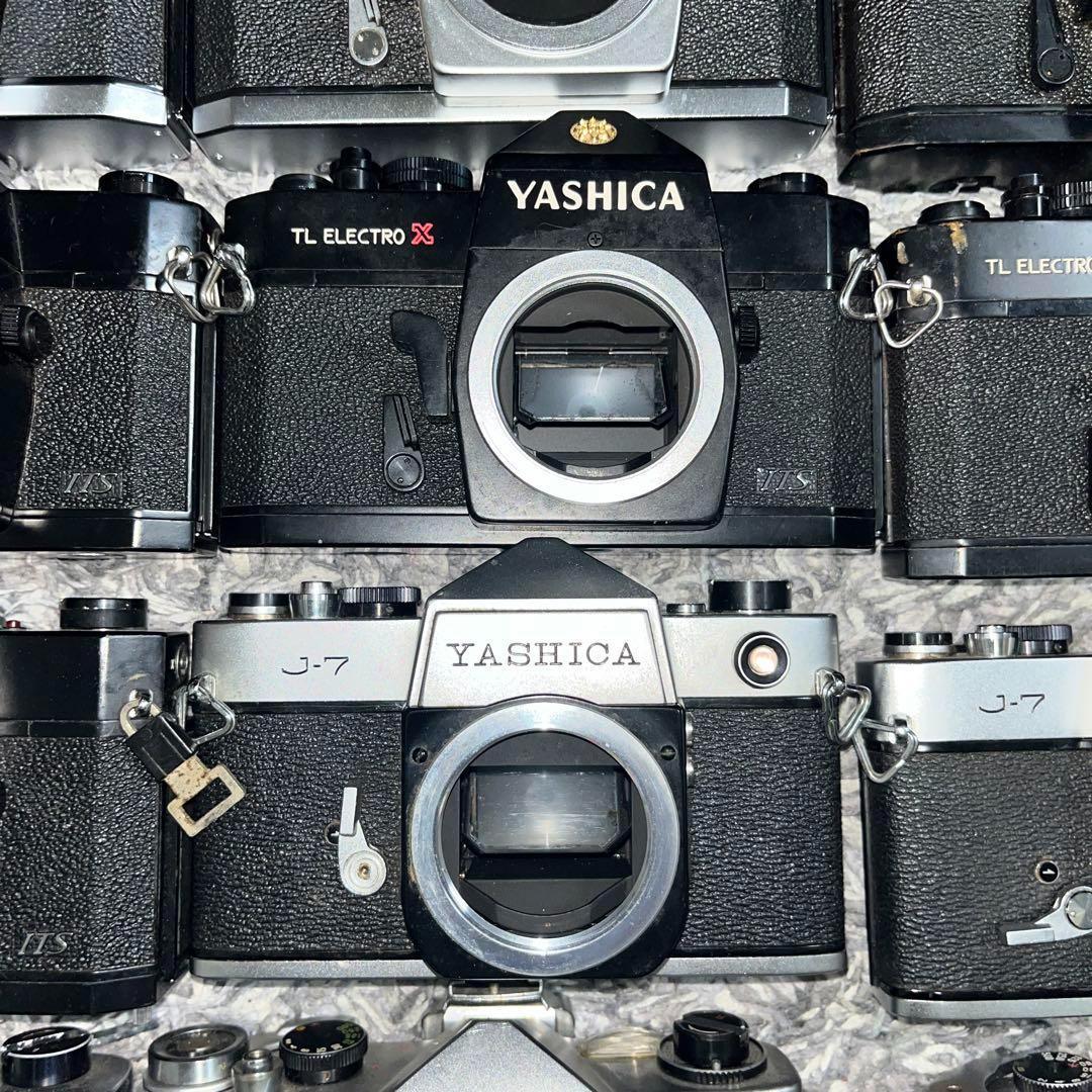 【ジャンク】YASHICA ヤシカ フィルムカメラ　一眼レフ 24台セット