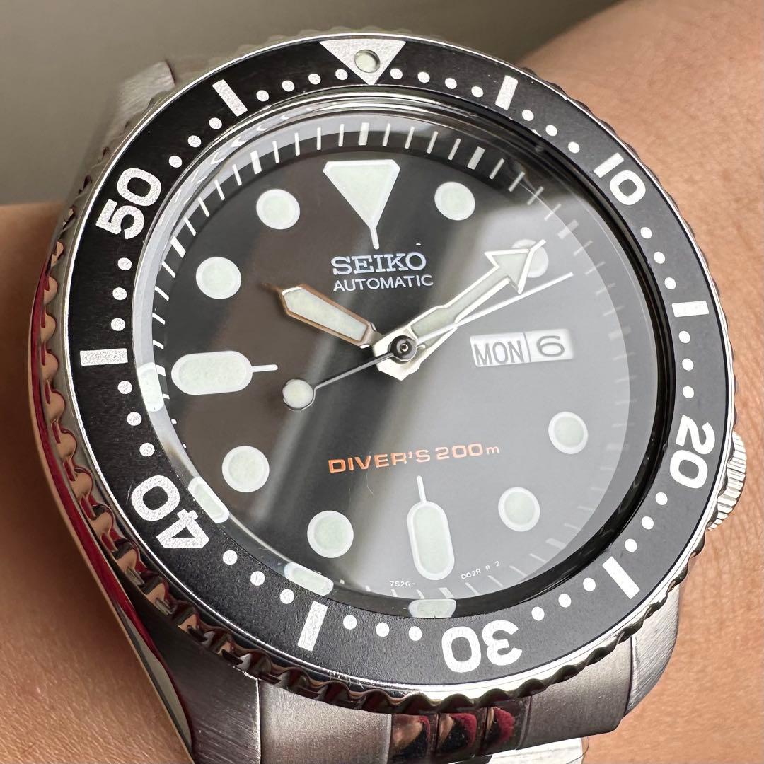 【精度良好・極美品】SEIKO SKX007 7S26-0020 ブラックボーイ