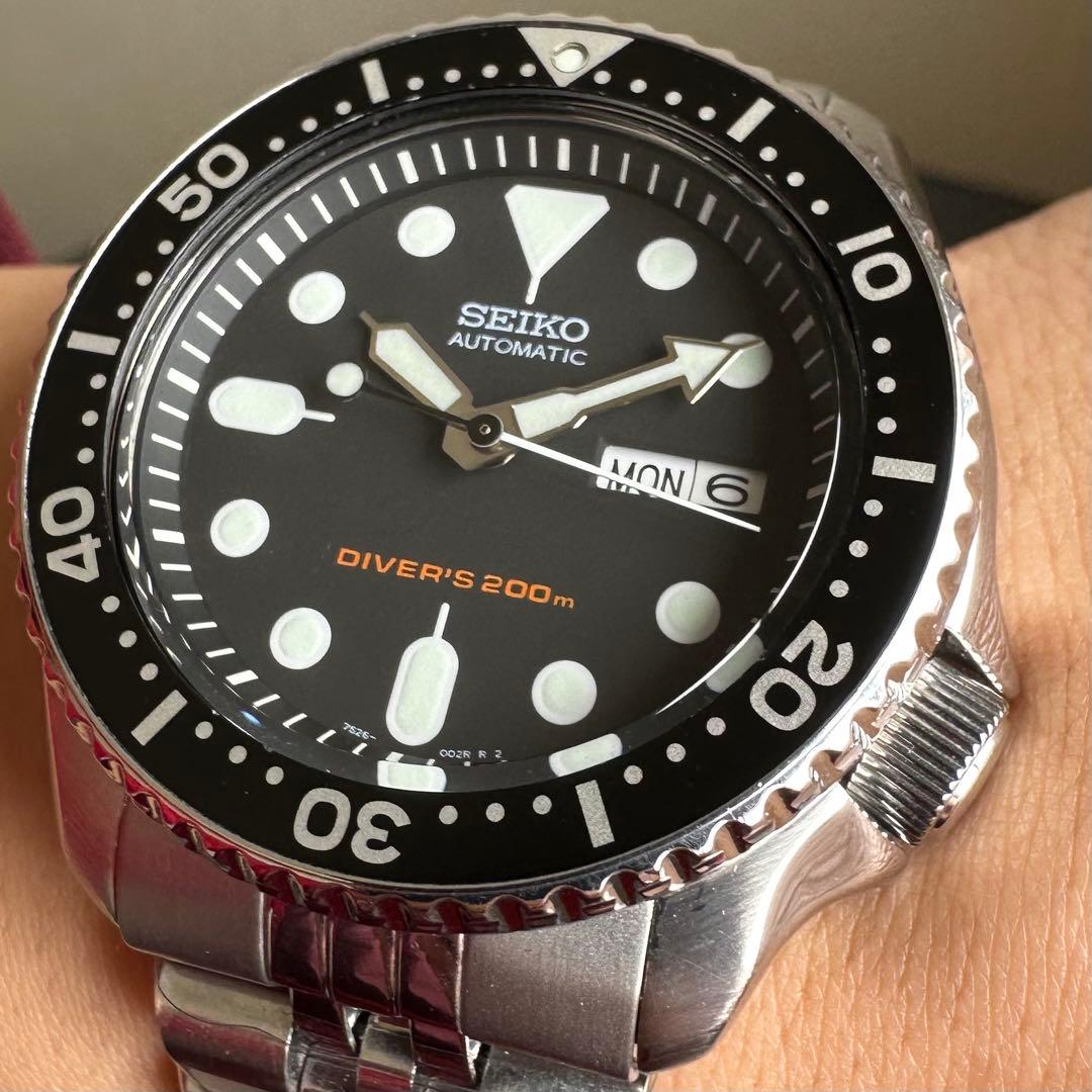 【精度良好・極美品】SEIKO SKX007 7S26-0020 ブラックボーイ