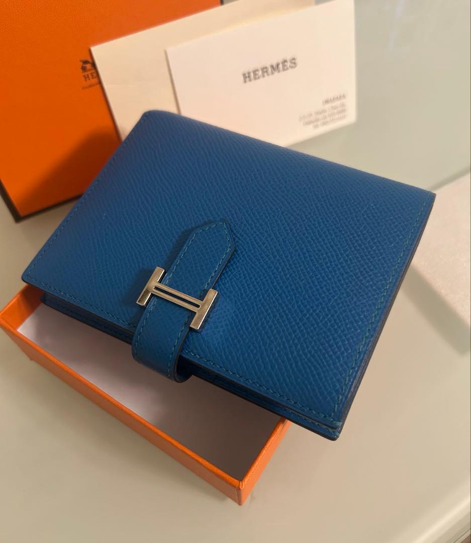 ZOO　エルメス　ベアン コンパクト　財布　二つ折り　長財布