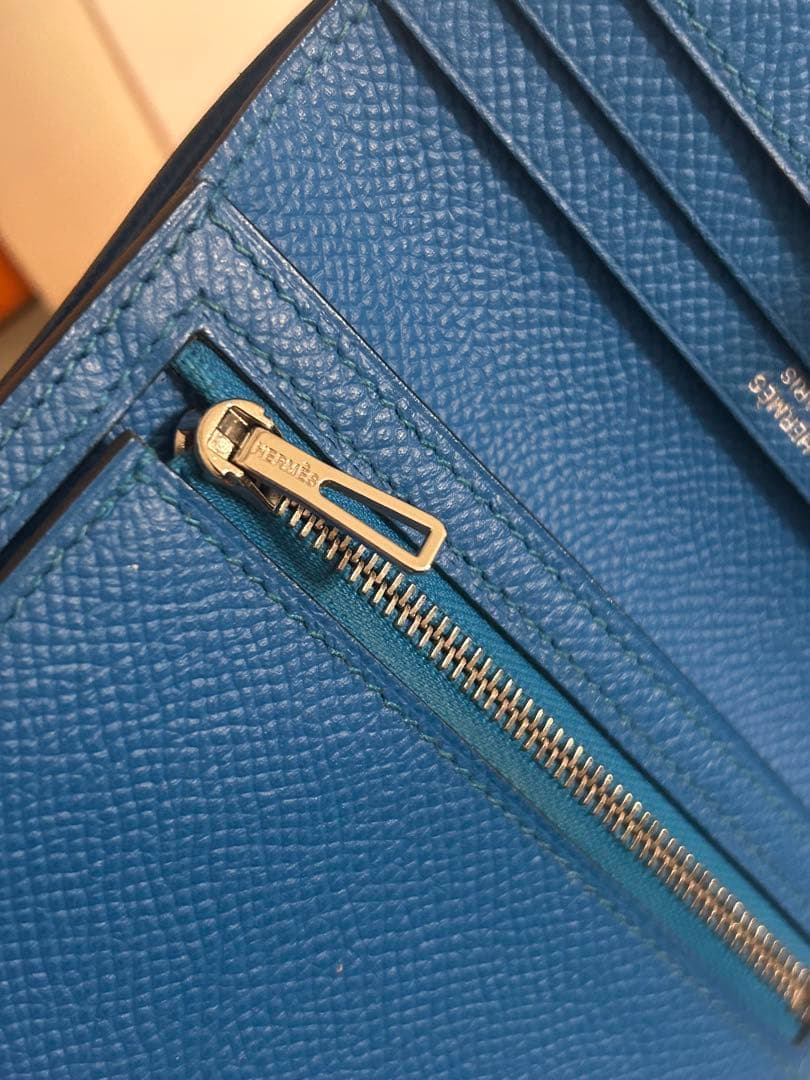 ZOO　エルメス　ベアン コンパクト　財布　二つ折り　長財布