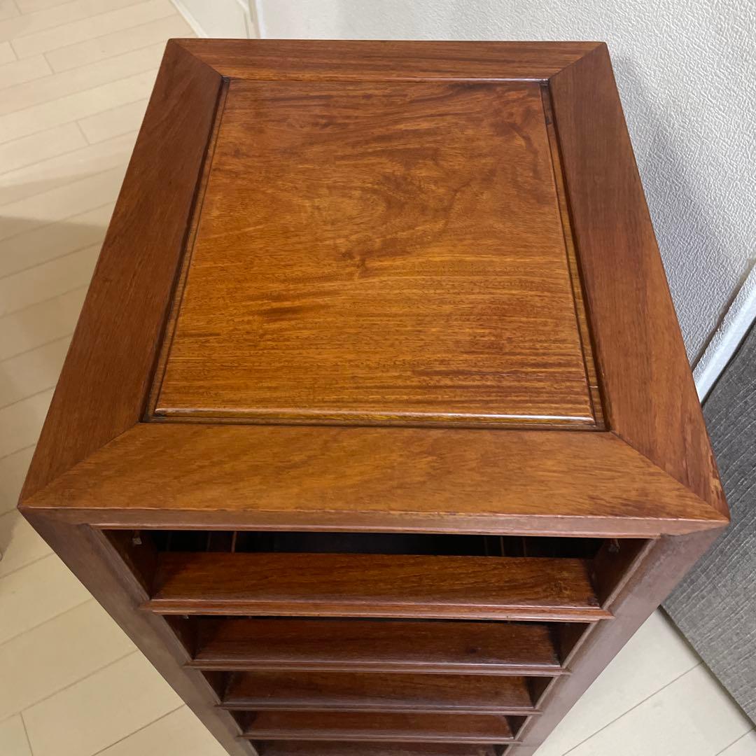 唐木チェスト 唐木家具 紫檀 木製 明清仕様 アンティーク 紫檀収納 無垢材