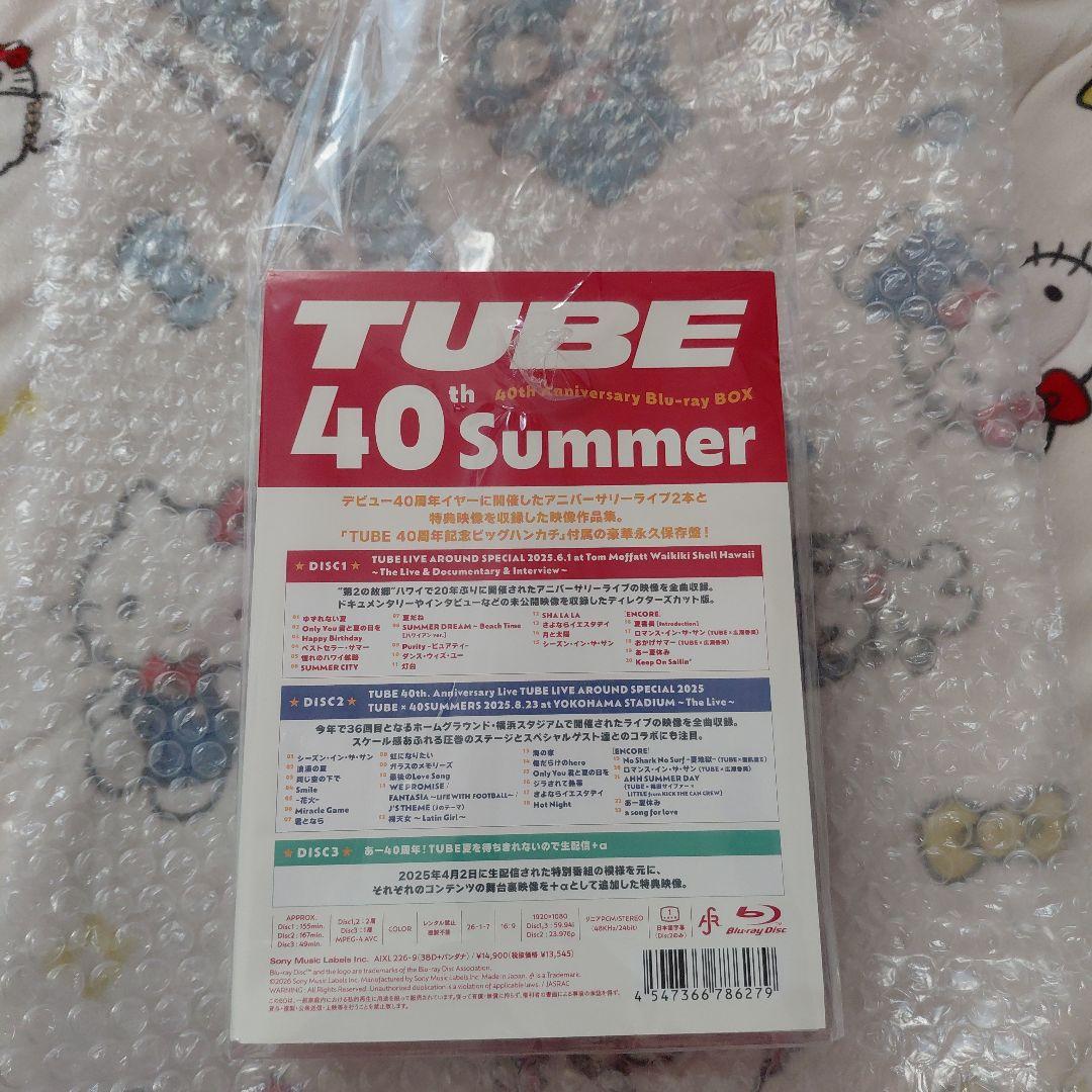 TUBE/40th Summer〈完全生産限定盤・3枚組〉ビックハンカチなし