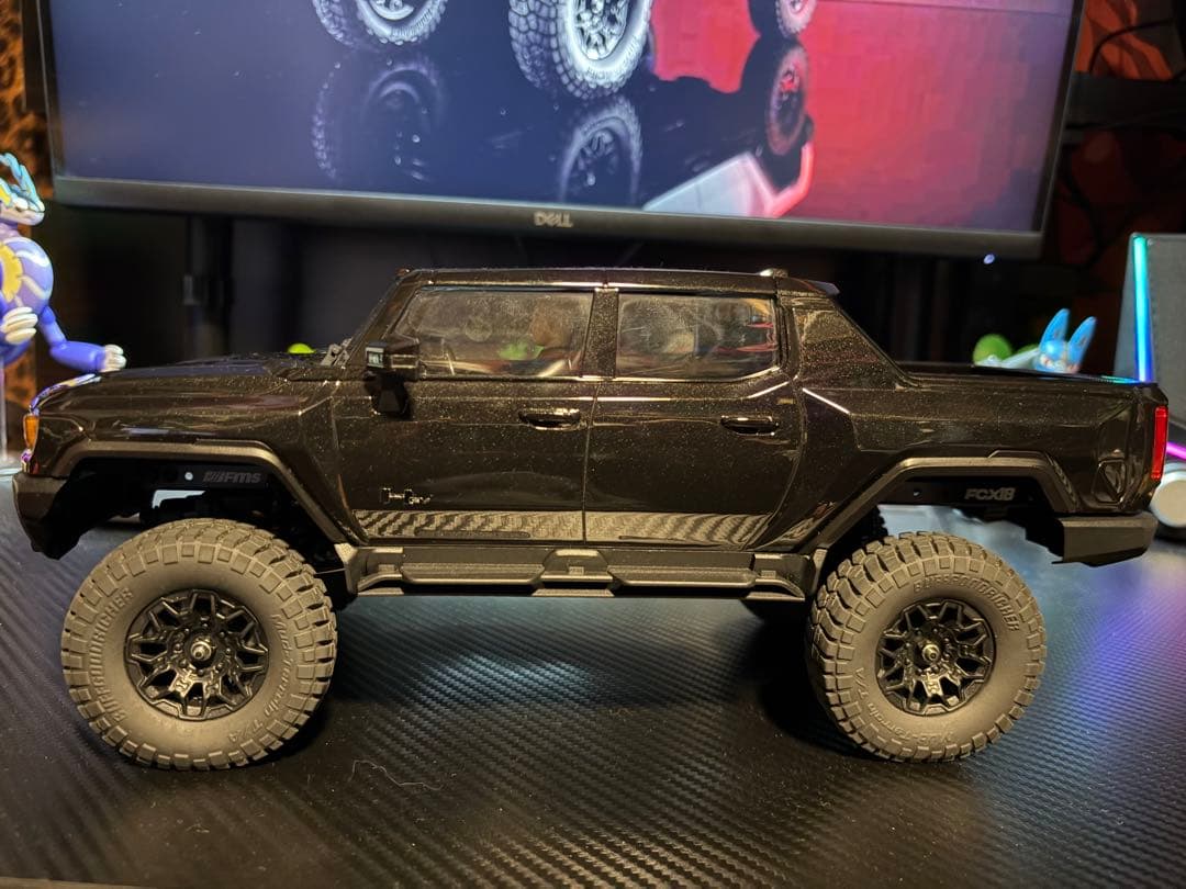 FMS Fcx18 HUMMER EV ブラック ラジコン