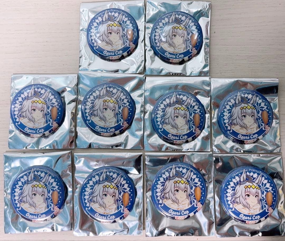 オグリキャップ 缶バッジ 10点 セブンイレブン限定