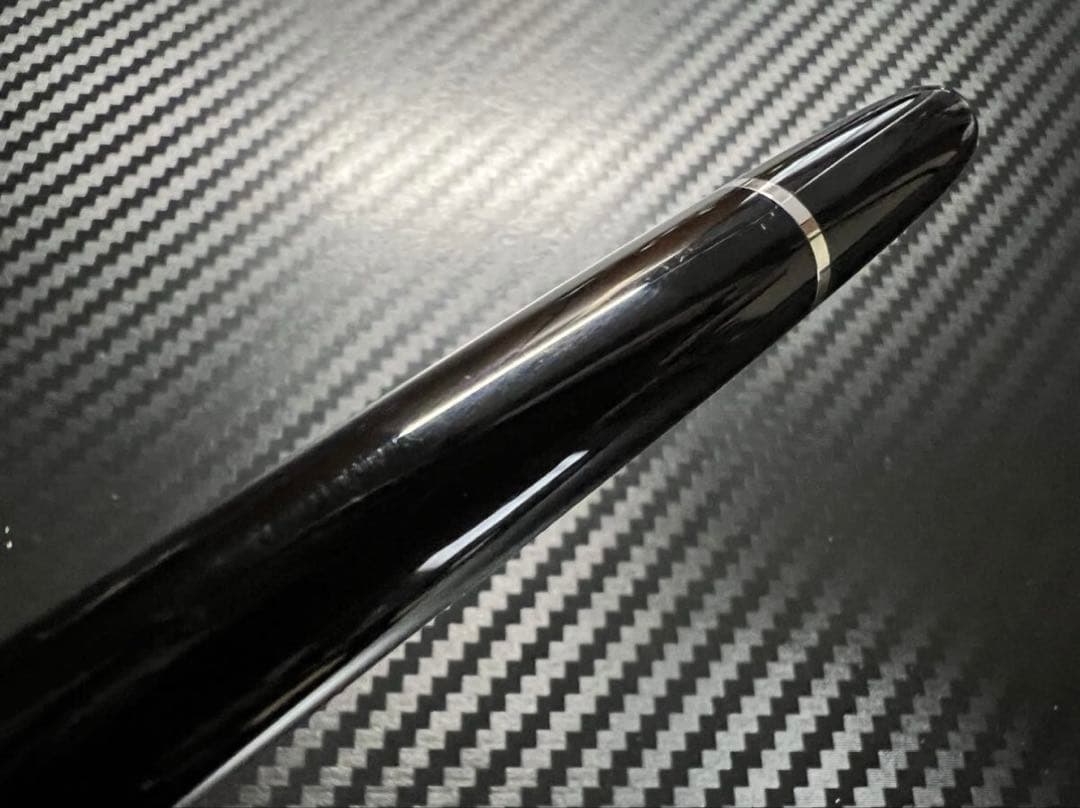 モンブラン 未使用に近い P163 プラチナライン ローラーボール