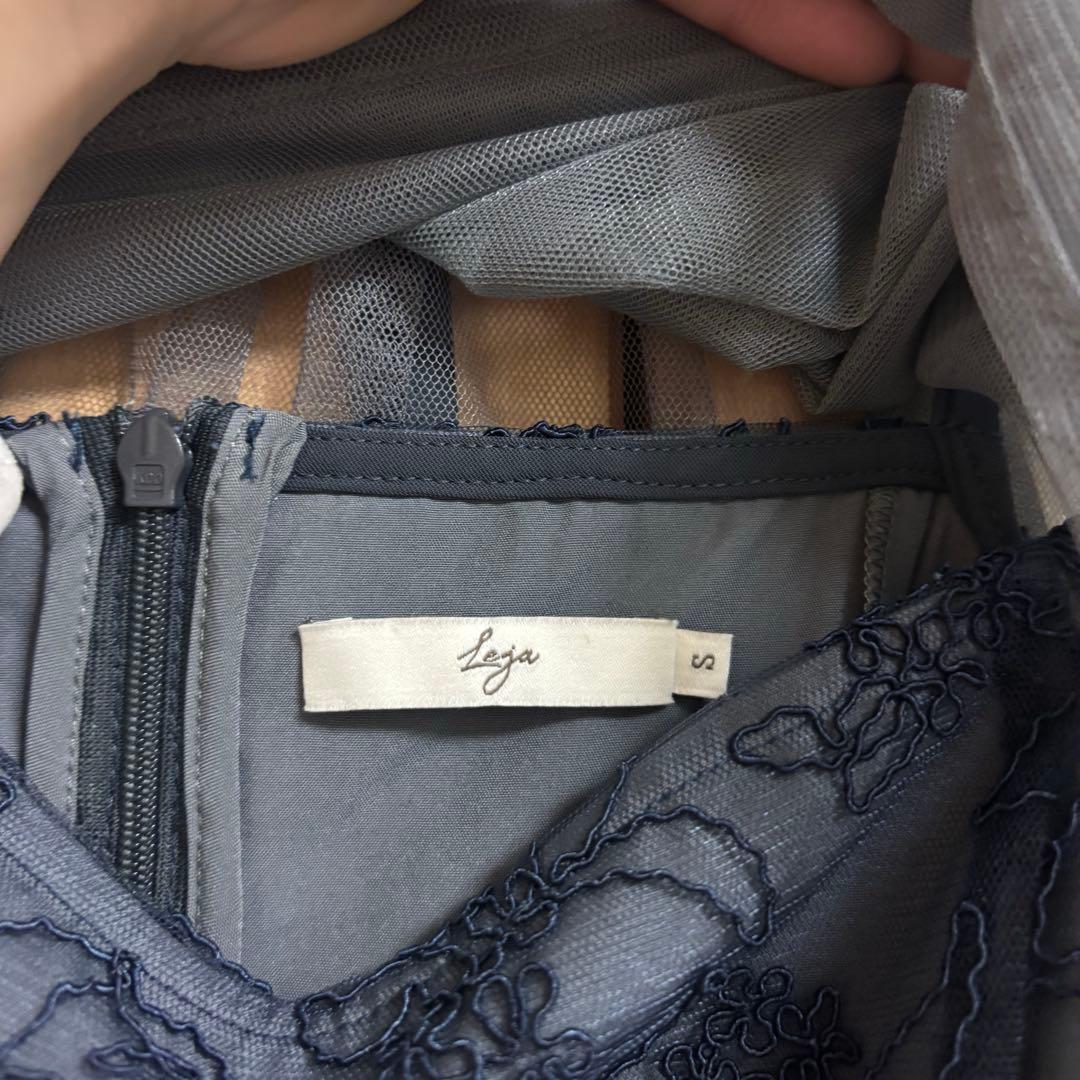 Leja リボンシアーボレロレースマーメイドワンピースドレス