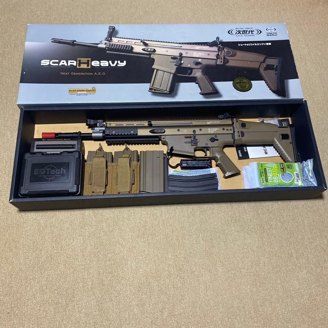 東京マルイ　スカーＨ　次世代電動ガン　ホロサイト&ブースター付き