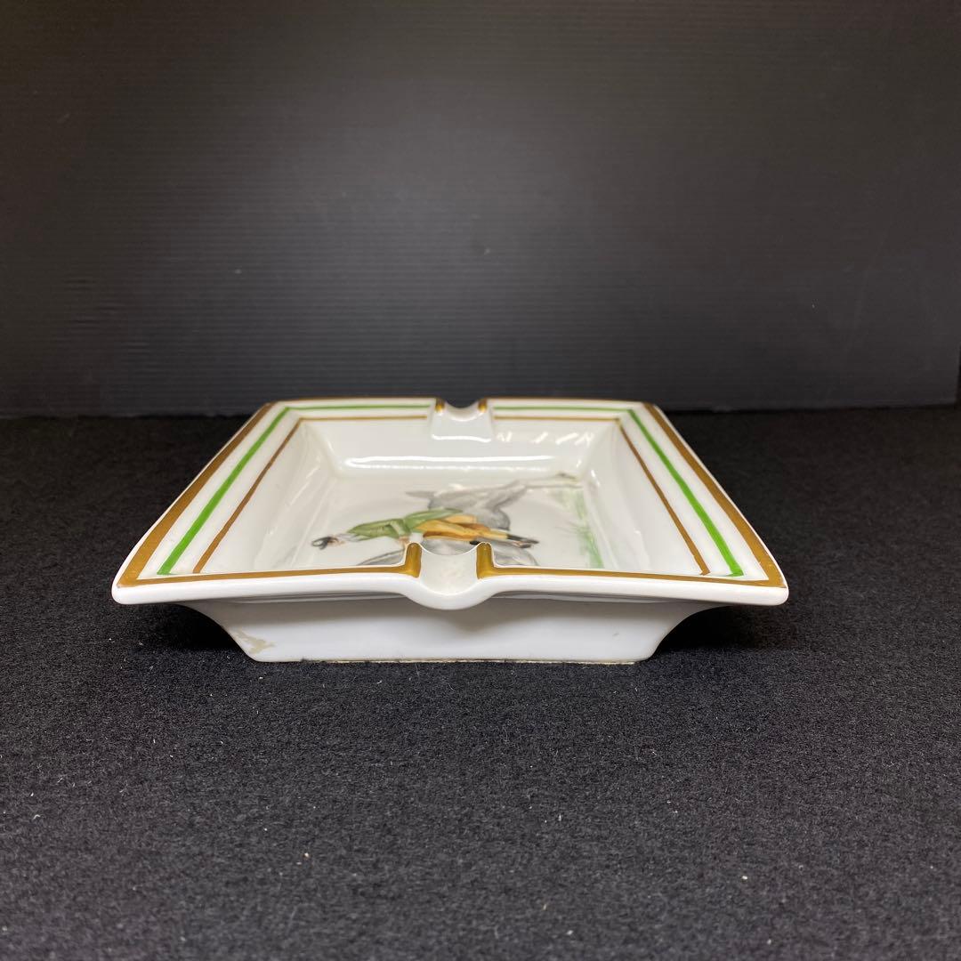 エルメス　金彩　騎馬アッシュトレイ　トヒオ　東里7-1210☆1F