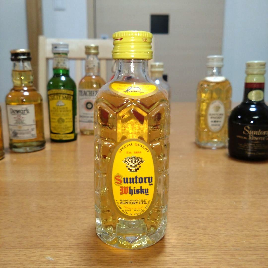 ◆昭和レトロ◆ウイスキー◆ミニボトル◆古酒◆特級◆2級◆9本