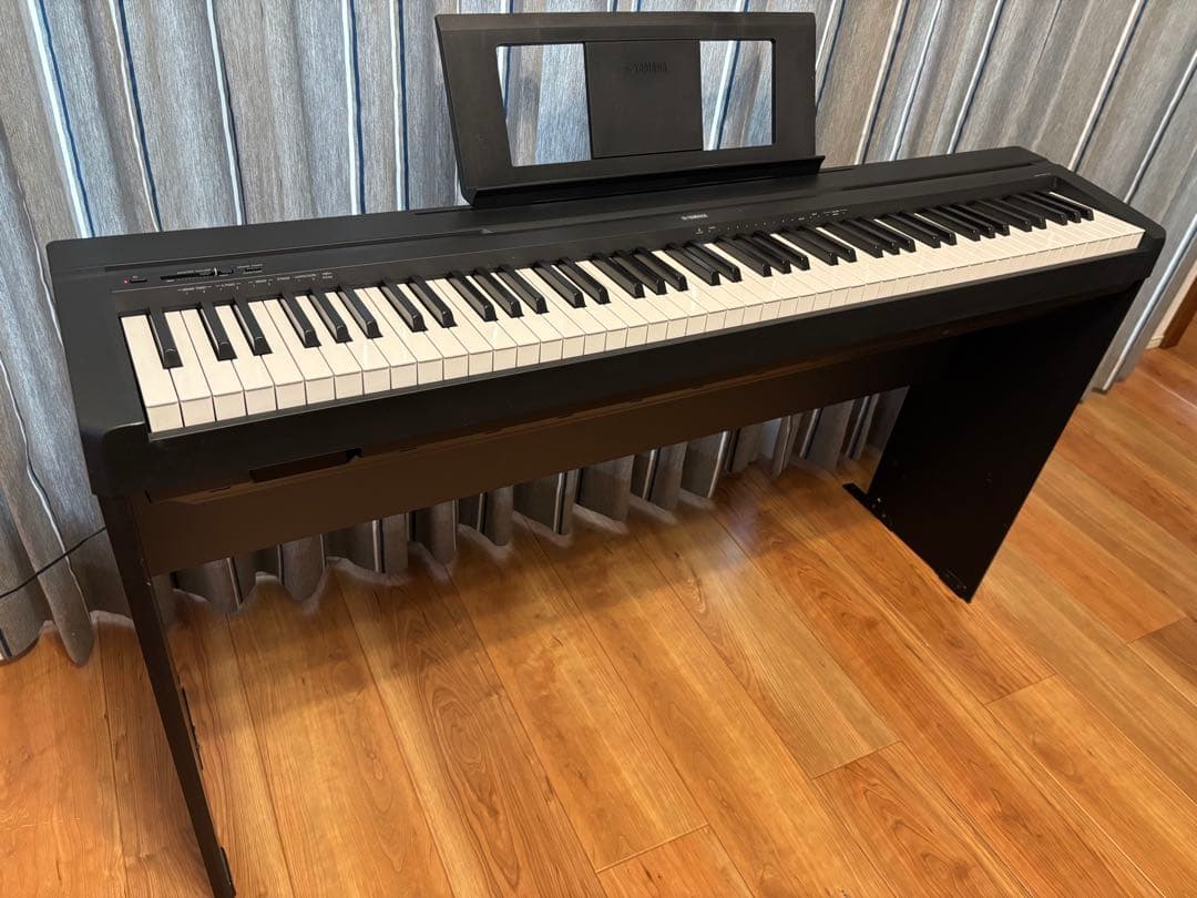 2019年製 YAMAHA P-45B ブラック 88鍵 電子ピアノ&スタンド