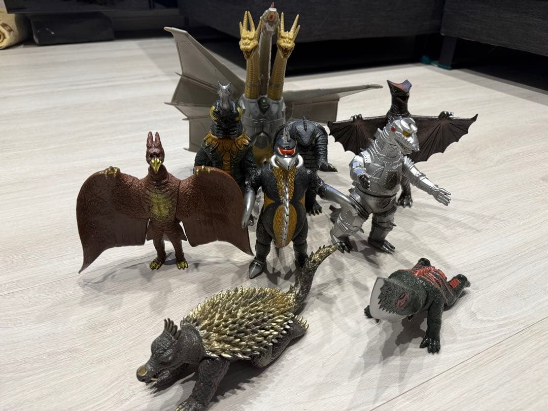 ゴジラシリーズ　怪獣ソフビ　9体まとめ売り