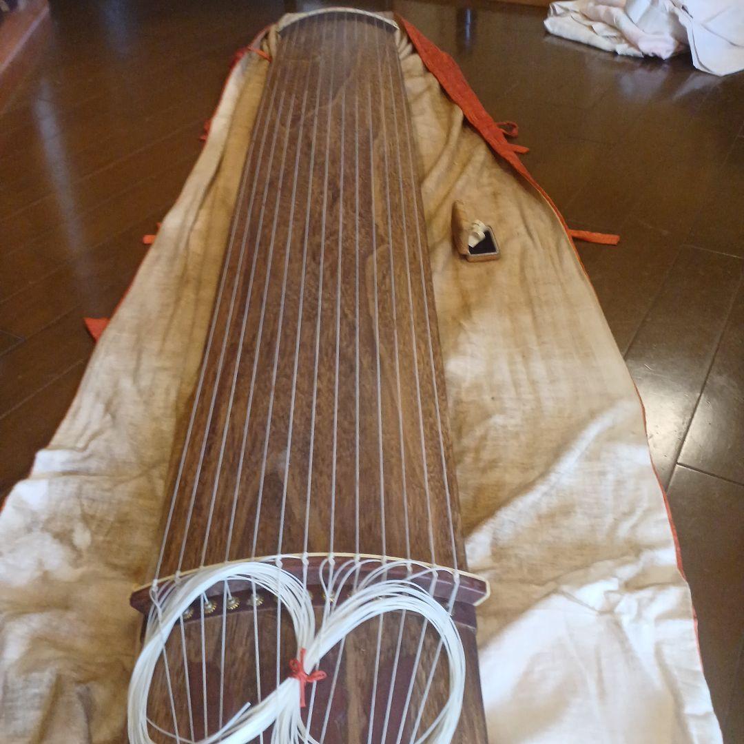 琴 13弦 花柄装飾【上質】素敵な品物