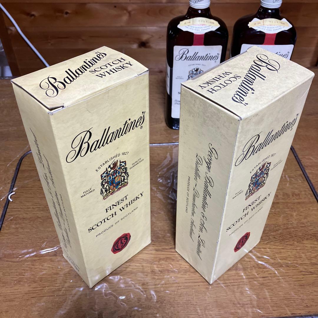 Ballantine’s FINEST SCOTCH WHISKY 2本　古酒